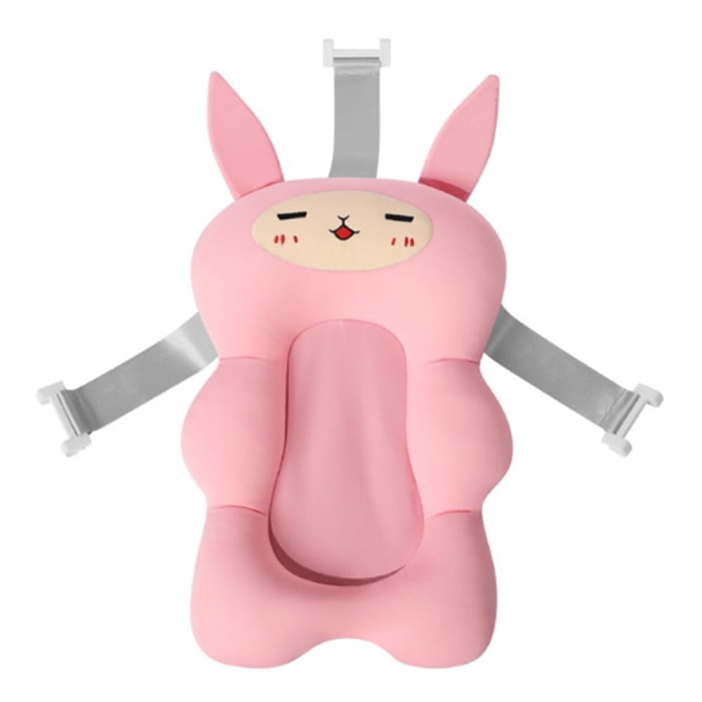 Baby Bath Seat Support Mat Foldable Bath Tub Pad Chair Newborn Bathtub