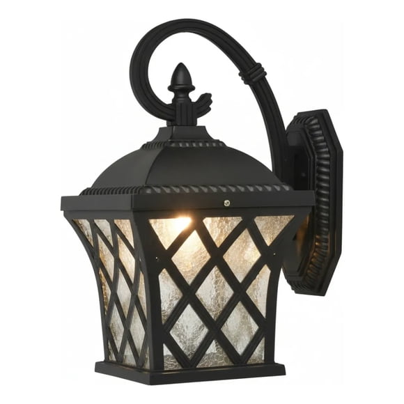 Arbotante Farol Exterior Cityluz Nox E27 40w Negro