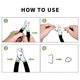 thumbnail image 2 of Hog Ring Pliers Kit for DIY Craft&Bagging, 2 of 5