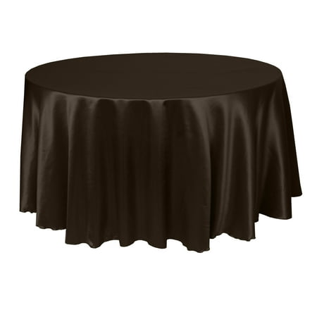 

Ultimate Textile (3 Pack) Herringbone - Fandango 96-Inch Round Tablecloth Chocolate Brown