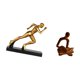 thumbnail image 5 of Figura Escultórica Moderna Y Abstracta De Un Corredor Pensante, Ideal Para La Entrada Del Hogar, Mesas, Oficinas, Bares Y Bodas. Un Adorno Decorativo Versátil Para Cualquier Colección De Arte., 5 of 8