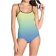 thumbnail image 1 of Traje de Baño Retro para las Mujeres Color Sólido Plisado Sexy Pieza Correa, Trajes de Baño Sexy para las Mujeres en la Piscina Y la Playa, 1 of 3
