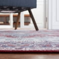 thumbnail image 4 of SAFAVIEH Tucson Medici Traditional Machine Washable Runner, 2'6" x 8', Red/Navy, 4 of 8