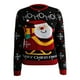 thumbnail image 1 of Suéter George para Mujer, con Cuello Redondo, Estampado Santa Claus con Pompon en Naríz Negro Talla G, 1 of 4