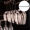 thumbnail image 1 of FESTFENDS 30x10cm Black Iron Wire Glass Holder Rack for Home and Restaurant 1Pcs, 1 of 7