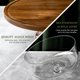 thumbnail image 1 of Bandeja de madera para pasteles con cubierta de acrílico transparente antipolvo | Soporte para postres, galletas y pasteles | Exhibidor de alimentos elegante y duradero para bodas, reuniones y, 1 of 7