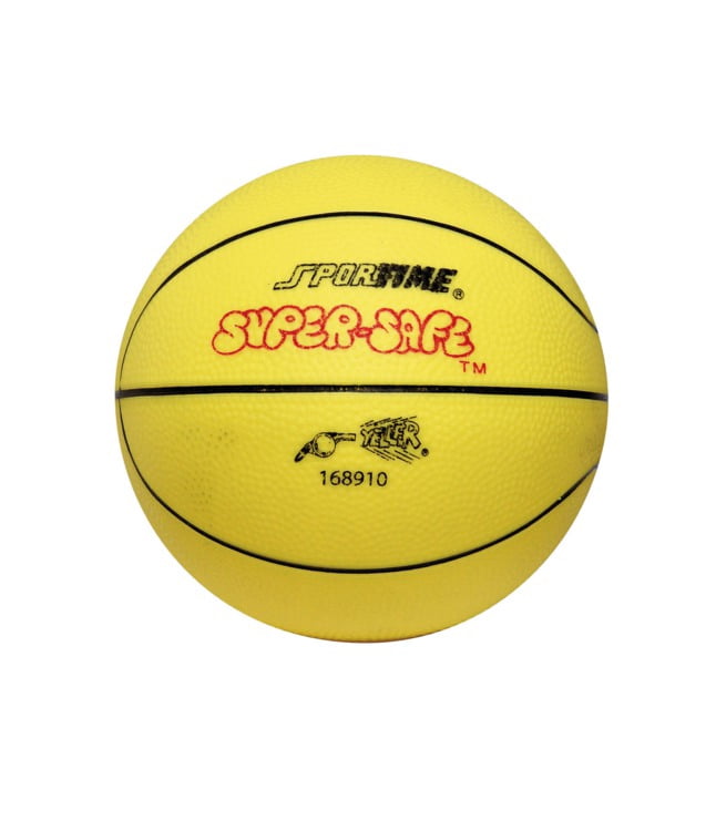 Sportime Super-Safe Junior Basketball, 7 Inches, Yellow