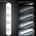 thumbnail image 4 of Portable Makeup Light, PC ABS Portable Led Vanity Lights 3 Color Temperature Easy Install  for Dressing Room, 4 of 7