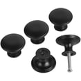 thumbnail image 5 of 16 pomos para muebles, pomos de casete vintage, tirador de puerta de 30 mm, pomos redondos para muebles, pomos de puerta, tiradores para muebles de cocina, mesitas de noche negras, 5 of 5