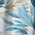 thumbnail image 4 of Designart "Neutral Tones Of The Coastal Tropics" Tropical Blackout Curtain Single Panel, 4 of 4