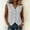 Black, variant on ClodeEU Women's Striped Sleeveless V Neck Button Top ,Casual Summer Loose Fit Tank A-Black,Women's Plus L