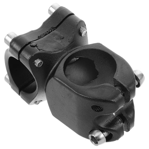 Raindrops Mountain Bike Handlebar Stem Shock Resistant Aluminum Alloy Black 1Pack