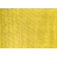 thumbnail image 1 of Ahgly Company Indoor Rectangle Solid Yellow Modern Area Rugs, 8' x 10', 1 of 4