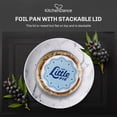 thumbnail image 4 of KitchenDance 4 oz Colored Portion Cups With Stackable Lid - Disposable Ramekins for Crème Brûlée, Flan & More - Ideal for Catering, Restaurants, Bakeries, Home Kitchens - A50 (White, 100), 4 of 4