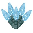 thumbnail image 1 of Vickerman 50 Teal C6 LED Light on Green Wire 25' Christmas Light Strand, 1 of 1