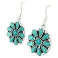 thumbnail image 3 of Turquoise Jewelry Earrings for Women Sterling Silver 925 | Turquoise Network | E1112-C75, 3 of 4