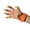 10 lbs, variant on Finger Extension Exerciser for Hand Rehabilitation, 10 lbs Soft Grip Strength Trainer for Finger Extension & Wrist Recovery, Professional Hand Yoga Resistance Band for Seniors & Beginners, Orange