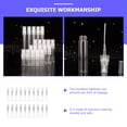 thumbnail image 4 of 20pcs Refillable Perfume Spray Vial Clear Travel Size Empty Composite Material Bottle for Home, 4 of 8