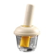 thumbnail image 1 of Seasoning Jar Retractable Spoon Glass Transparent Glass Material Airtight Leak Proof Lightweight for Coffee Condiments Oils Vinegars Kitchen Home Travel, 1 of 3