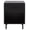 Black, variant on SEI Amelin Modern Nightstand with 1 Drawer and 1 Shelf, Black