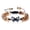 Brown Stripes Gray Like Agate, variant on Woven Butterfly Bracelet Adjustable Handmade Tigereye Bracelet Volcanic Rock Bracelet Agate Bracelet White Porcelain