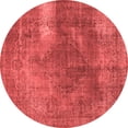 thumbnail image 1 of Ahgly Company Indoor Round Oriental Red Industrial Area Rugs, 5' Round, 1 of 4