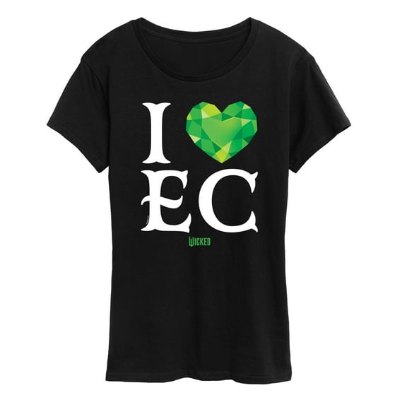 Wicked - I Heart Emerald City - Women's Short Sleeve Graphic T-Shirt