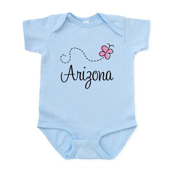 CafePress - Butterfly Arizona Infant Bodysuit - Baby Light Bodysuit, Size Newborn - 24 Months