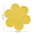 thumbnail image 3 of YAMB Flower Shaped Floating Drinking Station, 7.87in Outdoor Bee Floating Water Station Decor, Lightweight Foam Bird Bath Decor for Garden Orchard and Farm Outdoor Water Feeding, Yellow, 3 of 7