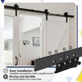 thumbnail image 5 of Juego de 2 Conectores de Riel para Puerta Corrediza de , Herrajes para Puerta Corrediza de , Adaptador de Riel en Forma de L con Tornillos y Tuercas, 5 of 5