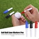 thumbnail image 2 of Bolígrafo marcador de línea de pelota de golf Señal portátil alineación de colocación simple delineador de pelota de Golf rotulador 3 uds. dibujo deportivo línea de colocación herramienta de entrenamiento de Golf ayuda JShteea El nuevo, 2 of 7