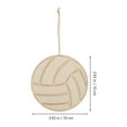 thumbnail image 2 of Luxshiny 20pcs Volleyball Decoration Cutouts With Jute Rope For Sports Themed Parties And DIY Projects, 2 of 8