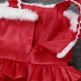 thumbnail image 5 of TiaoBug Kids Girls Sleeveless Christmas Bowknot Santa Claus Tutu Dress 6M-5T, 5 of 7