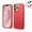 Red, variant on Silicone Case for iPhone 13 Pro - Shock Absorbent- Liquid silicone case Compatible with iPhone 13 Pro (6.1 inch) Rose Gold Color