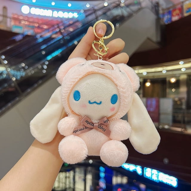 Llavero de muñeco de peluche Hello Kitty 13cm Arco Iris Latino