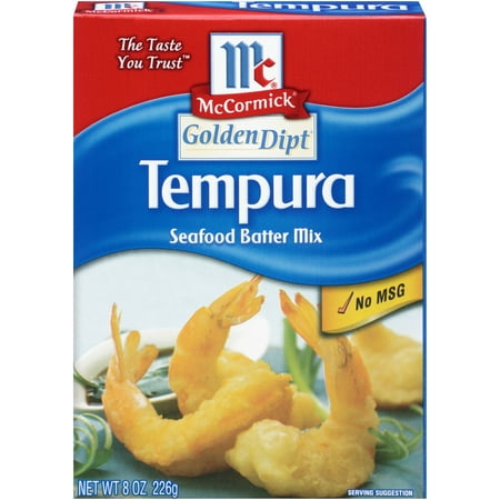 (4 Pack) McCormick Golden Dipt Tempura Seafood Batter Mix, 8 (Best Tempura Batter Recipe)