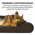 thumbnail image 5 of FurHaven Pet Dog Bed | Memory Foam Ultra Plush Luxe Lounger Pet Bed for Dogs & Cats, Chocolate, Jumbo Plus, 5 of 13
