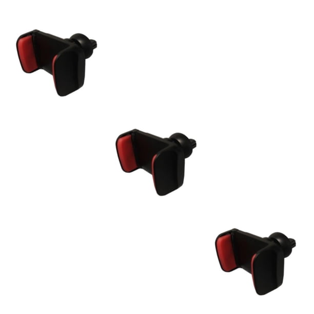 Soporte Universal Methold para Teléfono con Ventosa Salida de Aire para Coche Negro/Negro Rojo
