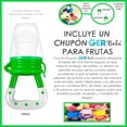thumbnail image 3 of Chupon Mediano PARA Frutas Verduras Y Papillas Verde GERBEBE, 3 of 3