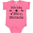thumbnail image 3 of Inktastic Little Baby, Big Miracle Boys or Girls Baby Bodysuit, 3 of 5