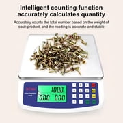 INSMART Food Scale,30KG Large Digital Kitchen Scale,Plug-in and Battery Modes,for Cooking Baking,Silver