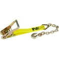 thumbnail image 3 of VULCAN Ratchet Strap - Chain Anchors - Classic Yellow - 2 inch x 27 foot - 3600 Lbs SWL, 3 of 8