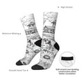 thumbnail image 6 of Honeii Country Farm Scene Print Adult Socks,Crew Socks,Casual Calf Socks,Daily Wear Socks for Men & Women, Perfect for Sports, Casual and Everyday Use, 6 of 6