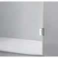 thumbnail image 2 of Genius Frameless Shower Door plus W57' - 61'' * H76'' side panel in Chrome premium hardware finish, low iron tempered glass included(58''), 2 of 6