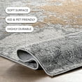 thumbnail image 3 of nuLOOM Cyn Contemporary Abstract Area Rug, 2' 6" x 12', Runner, Cyn Silver, 3 of 10