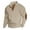 Khaki, variant on Men's Stand Collar Corduroy Striped Sweatshirt, European Size Outdoor Casual Long Sleeve Pullover, Streetwear for Christmas, Fall Winter, Urban Style and Outings,Khaki,S