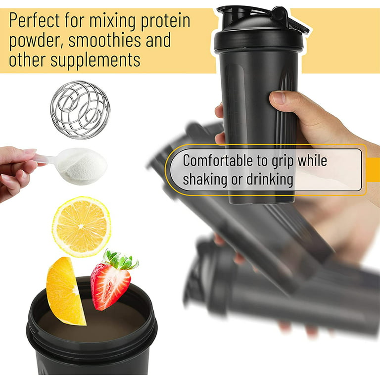 Mr. Pen- Shaker Bottles for Protein Mixes, 28 oz, Shaker Bottle with Wire  Whisk Ball, Protein Shaker Bottle, Shaker Cup, Protein Shaker, Protein Shake  Bottle, Bottle Shaker, Shake Bottle 