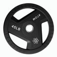 thumbnail image 1 of Disco Olímpico Atom Uretano 45 lb (20 kg) | Profesional negro, 1 of 7