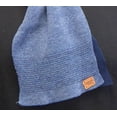 thumbnail image 4 of London Fog Adult Men Knit Hat and Scarf Set - Slouchy Beanie Hat Skull Cap (Navy/Blue), 4 of 5