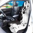 thumbnail image 3 of POLERO Cooling Sweat Carseat Protector Waterproof Microfiber Towel, Compatible with Truck Seat Van, for SUVs Trucks Sedans, Dog Paw Heartbeat Theme, 3 of 7